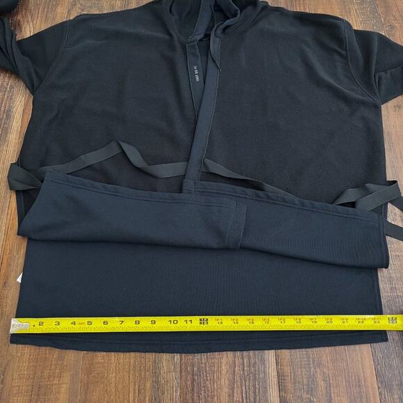 Nike Dri-Fit Wrap Training Hoodie Athleisure Lounge 889204-010 Size Small Black - Picture 16 of 16